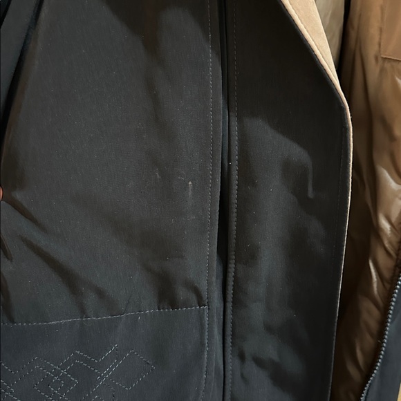 Vintage Outbrook Women’s Jacket/Coat Size Large Black Hooded ~D29 - Picture 10 of 13